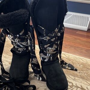 UGG Black Boots. Size 8. Excellent Shape. 125 firm